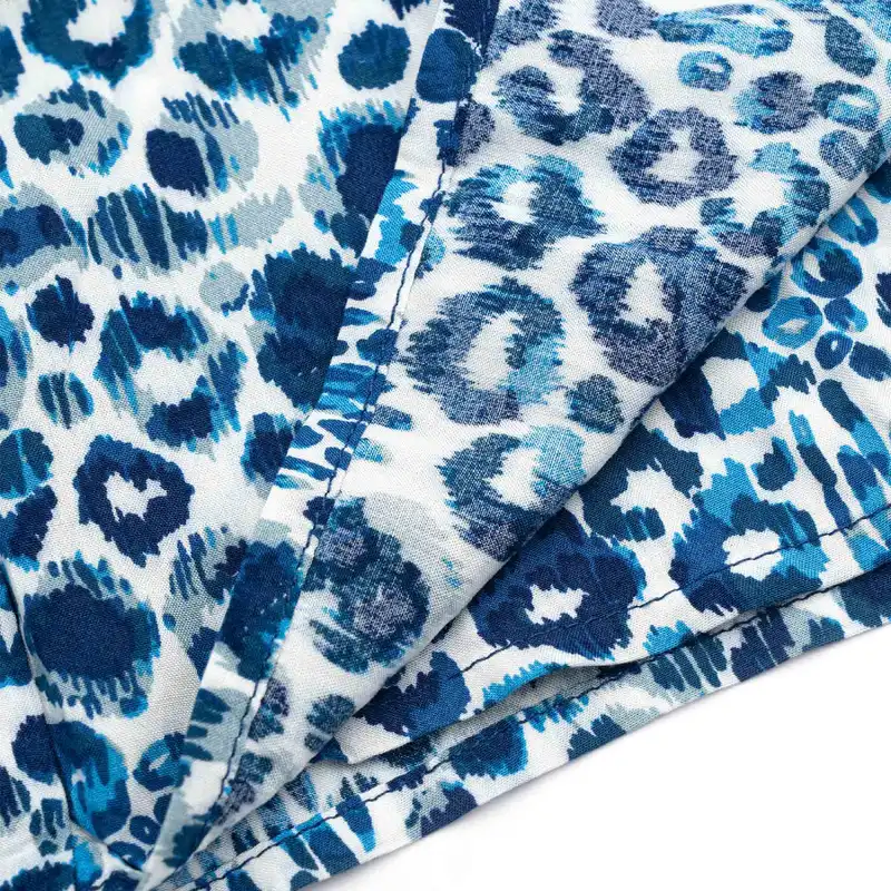 بلوز آستین کوتاه زنانه جوتی جینز مدل یقه هفت کد 202921 رنگ آبی