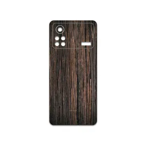 MAHOOT Burned-Wood Cover Sticker for Xiaomi Poco X4 Pro 5G