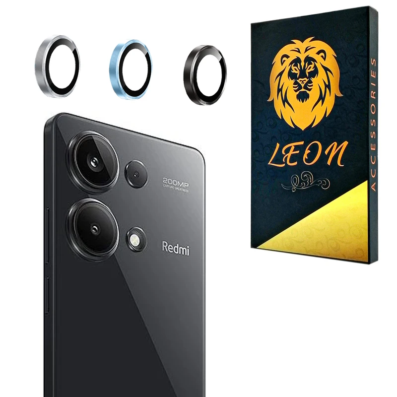 محافظ لنز دوربین فلزی لئون مدل Lenz مناسب برای گوشی موبایل شیائومی Redmi Note 13 Pro 5G