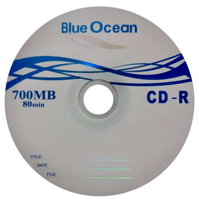 سی دی خام مدل Blue Ocean بسته 50 عددی