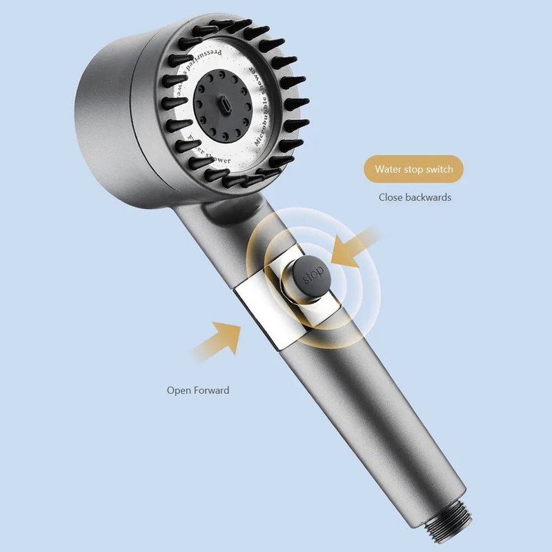 سردوش افزایش فشار آب مدل Turbo-Massage2024