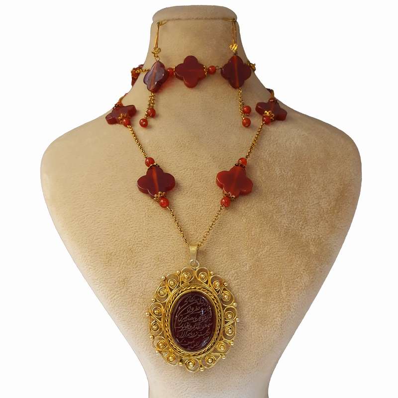 نیم ست نقره زنانه مدل 086