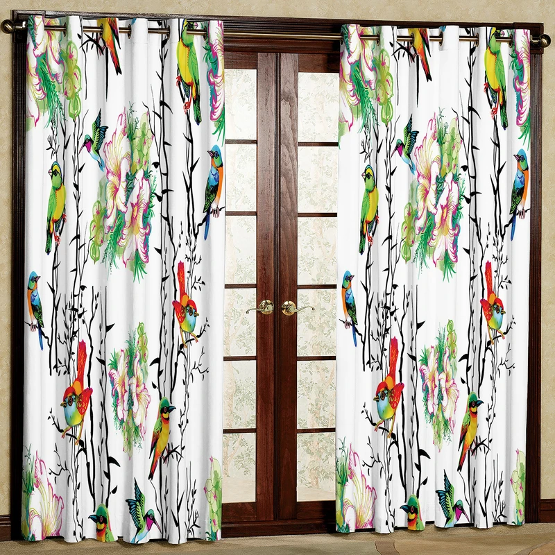 پرده مدل مخمل پانچی کد 2009T2 سایز 200x140 سانتی متر