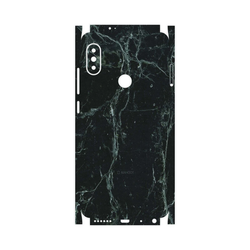 برچسب پوششی ماهوت مدل Graphite-Green-Marble-FullSkin مناسب برای گوشی موبایل شیائومی Redmi Note 5 Pro