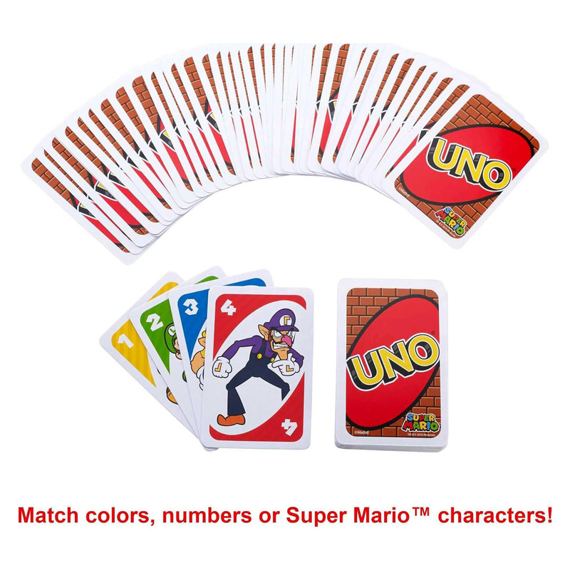 بازی فکری اونو مدل سوپر ماریو طرح Uno Super Mario