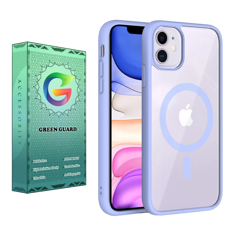 کاور گرین گارد طرح Magsafe-Color کد KL_J34 مناسب برای گوشی موبایل اپل Iphone 11