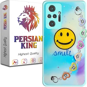 Persian King Smile Cover For Xiaomi Redmi Note 10 Pro /Redmi Note 10 Pro Max with a hanging strap