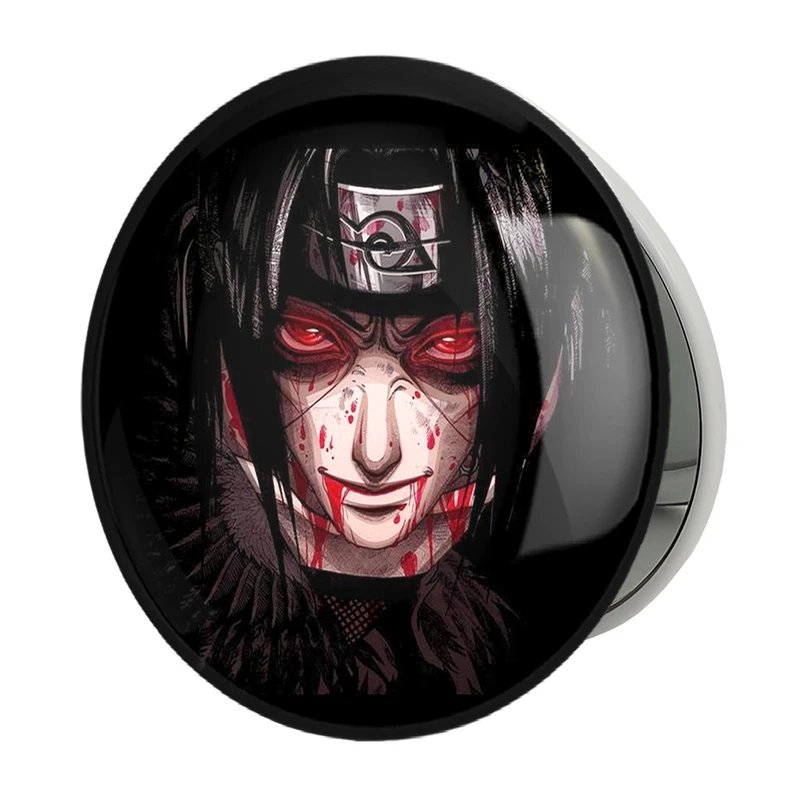 آینه جیبی خندالو طرح انیمه ناروتو شارینگان مدل تاشو کد 10572 