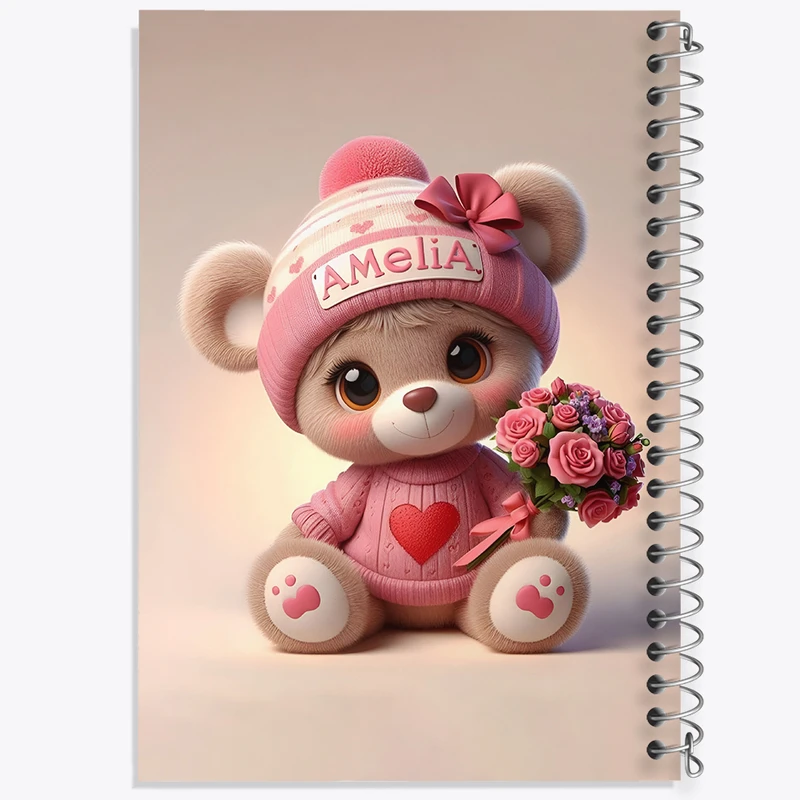 دفتر نقاشی 50 برگ خندالو طرح خرس کیوت کد F5665