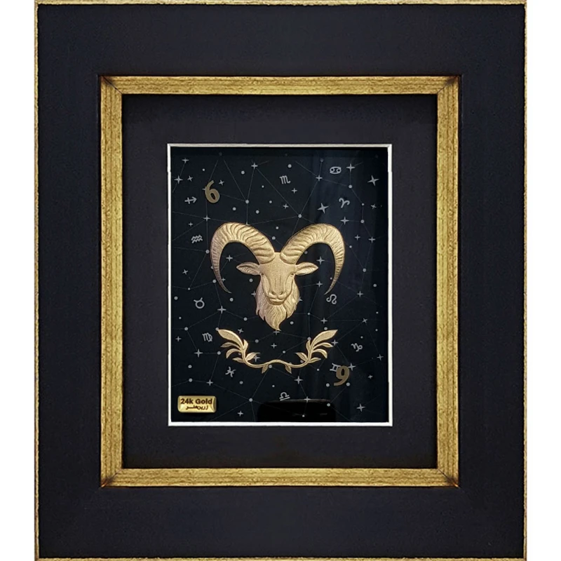 تابلو طلاکوب زرین هنر ایران مدل فروردین جدید