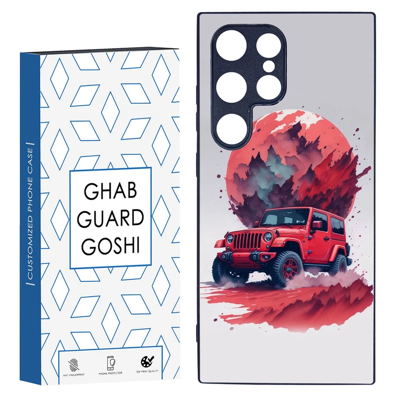 کاور قاب گارد گوشی طرح ماشین کد TPU-147 مناسب برای گوشی موبایل سامسونگ Galaxy S24 ULTRA