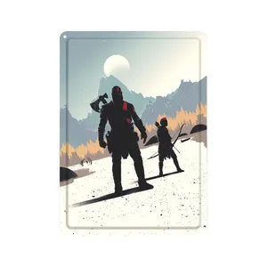 دیوارکوب مدل خدای جنگ کد  s 651 of