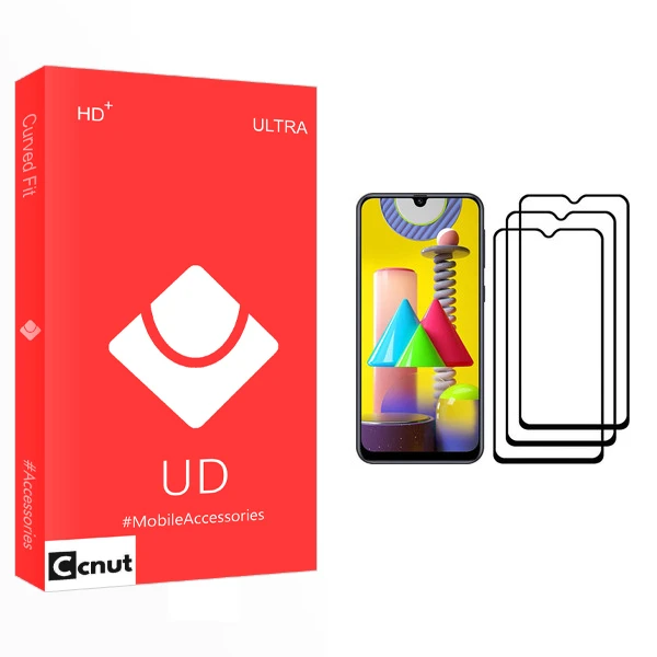 محافظ صفحه نمایش کوکونات مدل UD Glass مناسب برای گوشی موبایل سامسونگ Galaxy M31 Prime بسته سه عددی