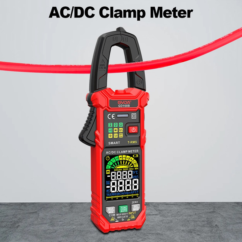 کلمپ آمپر متر جی وی دی ای مدل GD168B کلمپ آمپر متر جی وی دی ای مدل GD168B