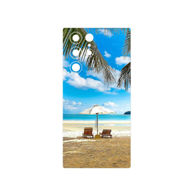 برچسب پوششی ماهوت مدل Beach مناسب برای گوشی موبایل سامسونگ Galaxy S22 Ultra 5G