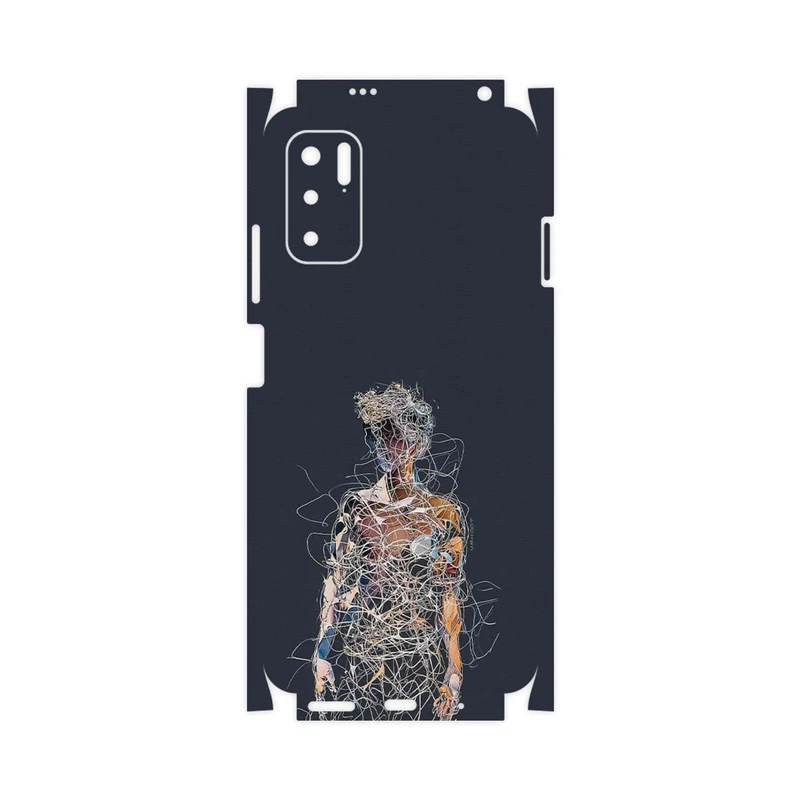 برچسب پوششی ماهوت مدل Strings Digital Art 1-FullSkin مناسب برای گوشی موبایل شیائومی Redmi Note 10 5G