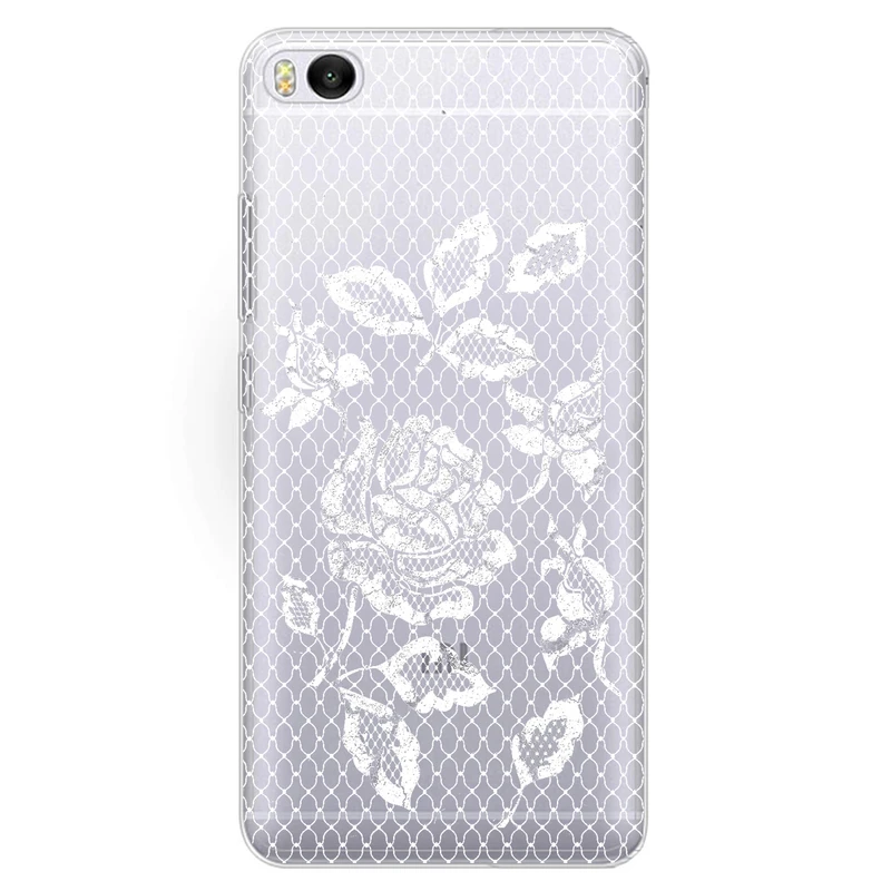 کاور مگافون طرح گل مدل C43-W مناسب برای گوشی موبایل شیائومی Mi 5s