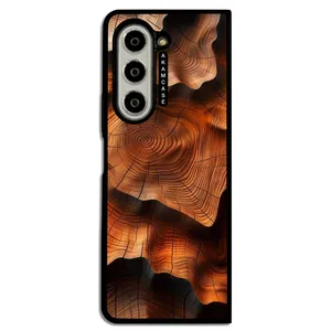 AKAM AMC-WSGZFOLD5-WOOD-9 Cover For Samsung Galaxy Z Fold 5