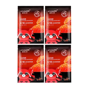 ماسک صورت سرسان لاو مدل خاویار حجم 25 میلی لیتر بسته 4 عددی