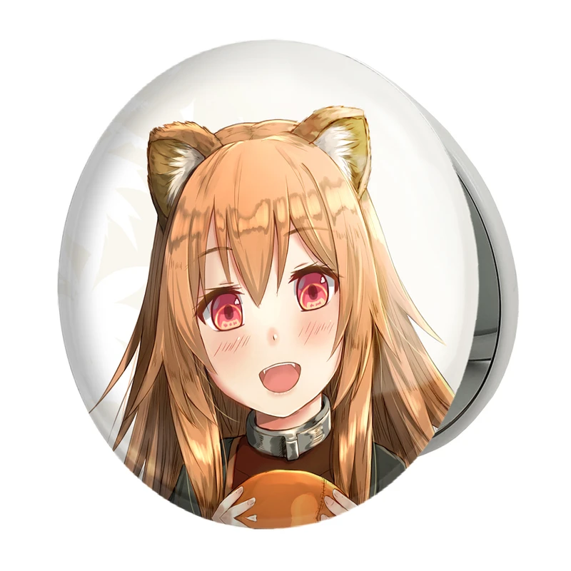 آینه جیبی خندالو طرح رافتالیا انیمه ظهور قهرمان سپر مدل تاشو کد 15967 