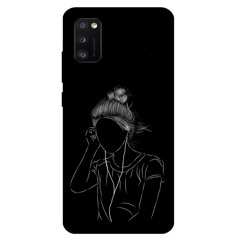 کاور مگافون طرح مینیمال مدل 1858 مناسب برای گوشی موبایل سامسونگ Galaxy A41        