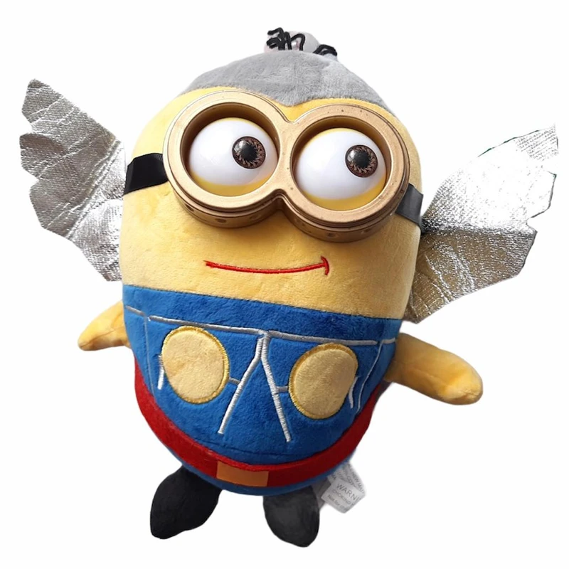 عروسک مدل minion طرح قهرمان بالدار کد 22 ارتفاع 22 سانتيمتر