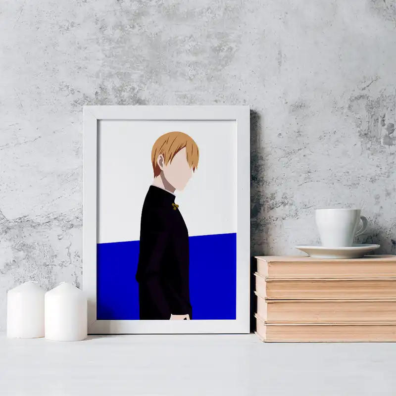 تابلو خندالو مدل میوکی انیمه کاگویا ساما کد 16007