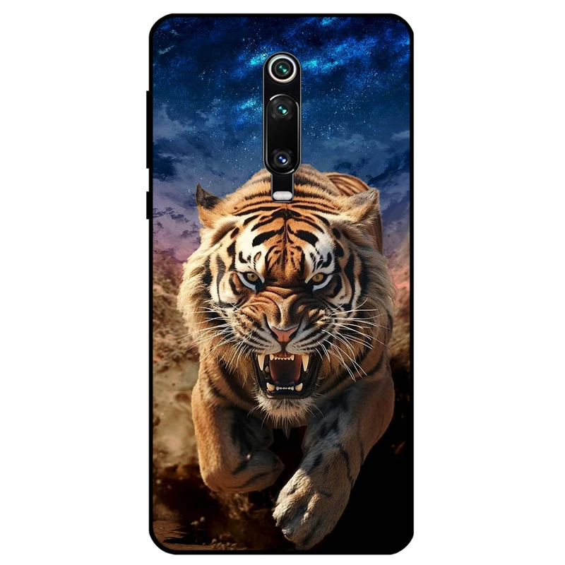 کاور مگافون طرح ببر مدل 7454 مناسب برای گوشی موبایل شیائومی Redmi K20 / K20 Pro