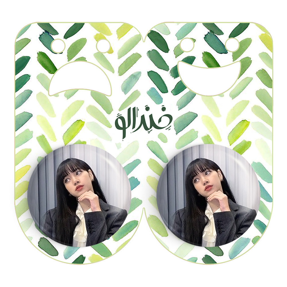 پیکسل خندالو مدل لیسا بلک پینک کد 14314 به همراه مگنت