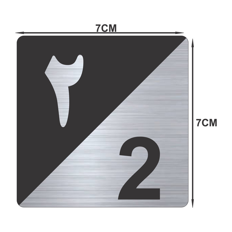 تابلو نشانگر طرح پلاک واحد شماره دو مدل TR-91