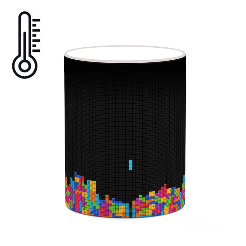 ماگ حرارتی کاکتی مدل بازی تتریس Tetris کد mgh30744