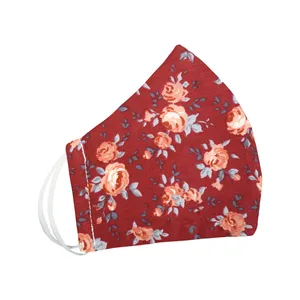 ماسک پارچه ای زنانه مدل گل کد R234002