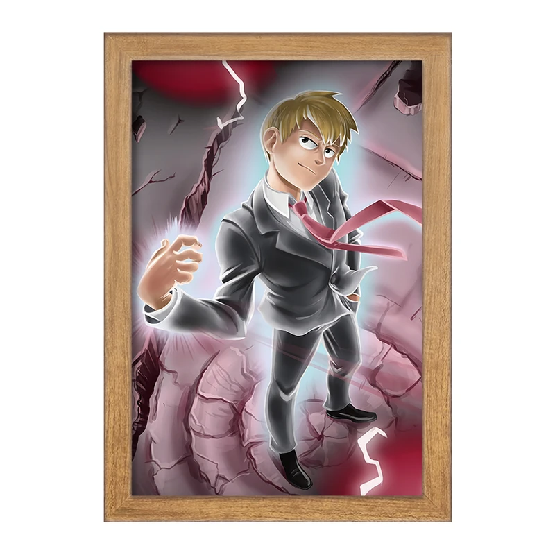 تابلو خندالو مدل شییکو انیمه موب سایکو Mob Psycho 100 کد 24505