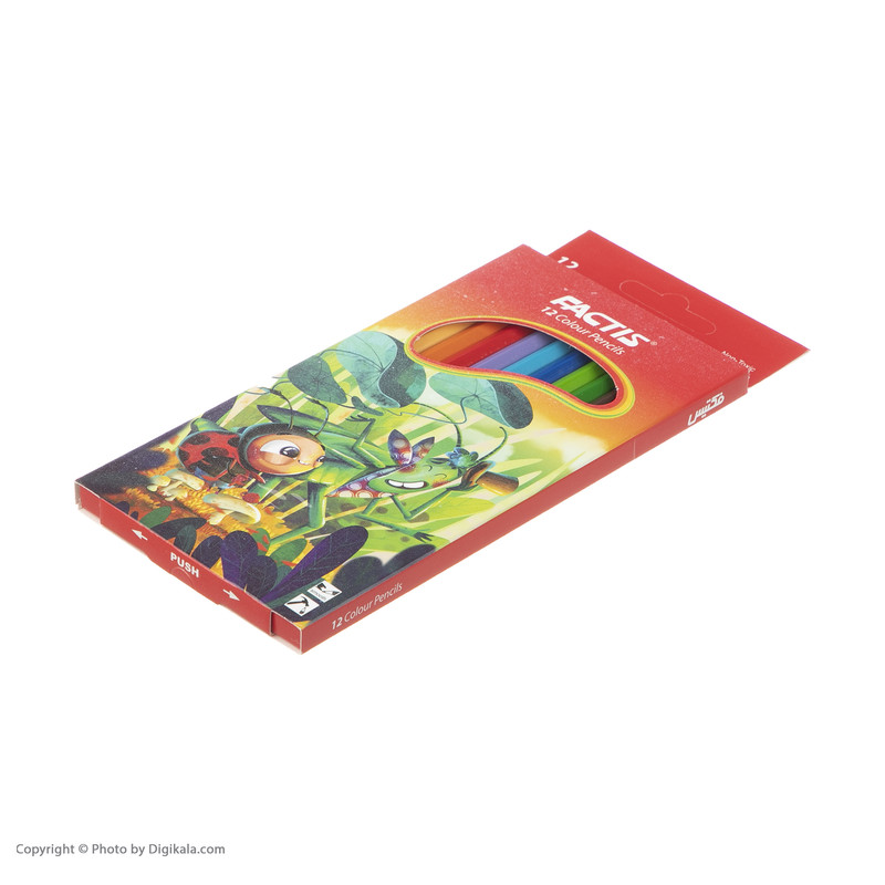 مداد رنگی 12 رنگ فکتیس مدل Bugs Friendship کد F07112212