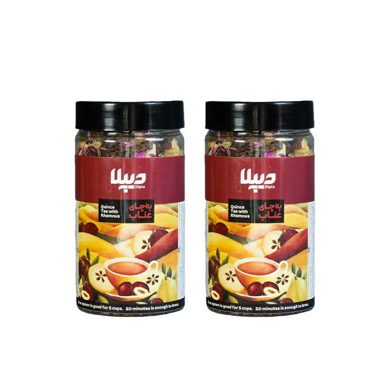  دمنوش به چای عناب دیپلا - 120 گرم مجموعه 2 عددی
