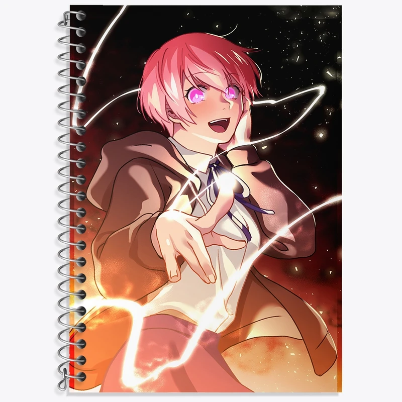 دفتر زبان 50 برگ خندالو مدل دو خط طرح کاسوگاتانی انیمه نیروی آتش کد 32236