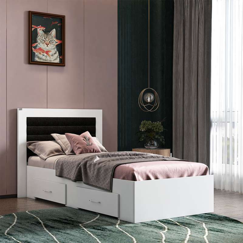 تخت خواب یک نفره اعیان مدل FH832 سایز 90x200 سانتی متر