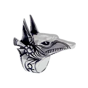 انگشتر مردانه داتینو مدل گرگ مصری