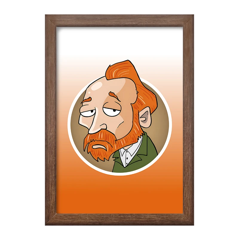 تابلو خندالو طرح ونسان ونگوگ کد F10644