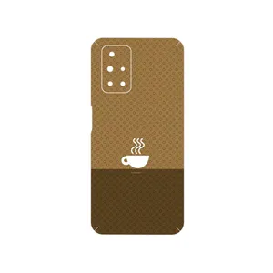 MAHOOT Minimal Cup of Coffee Icon Cover Sticker for Xiaomi Redmi 10 Prime