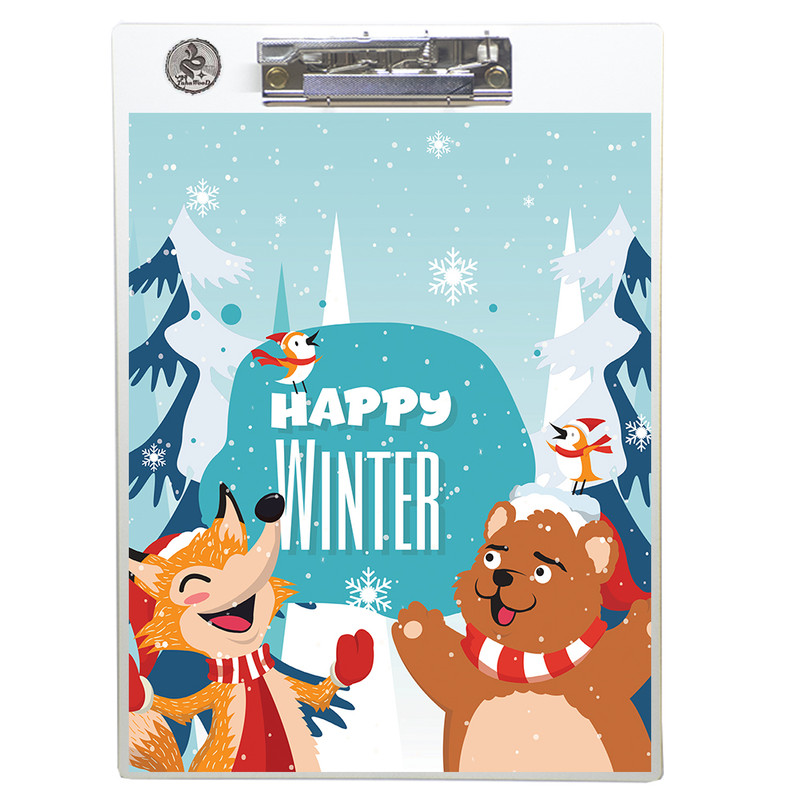 تخته شاسی طه چوب  مدل Happy bear01 سایز A4