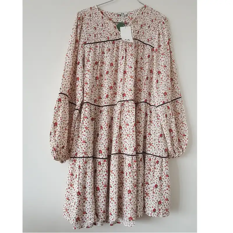 پیراهن زنانه سی اند ای مدل flower garden