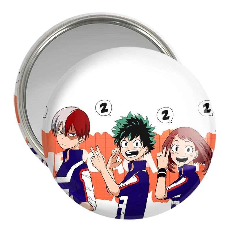 آینه جیبی خندالو مدل اوراراکا و دکو و شوتو انیمه آکادمی قهرمان من  کد 16148