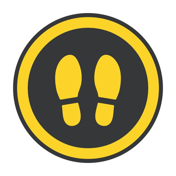 استیکر دیواری هفال طرح رعایت نکات بهداشتی کد A-07