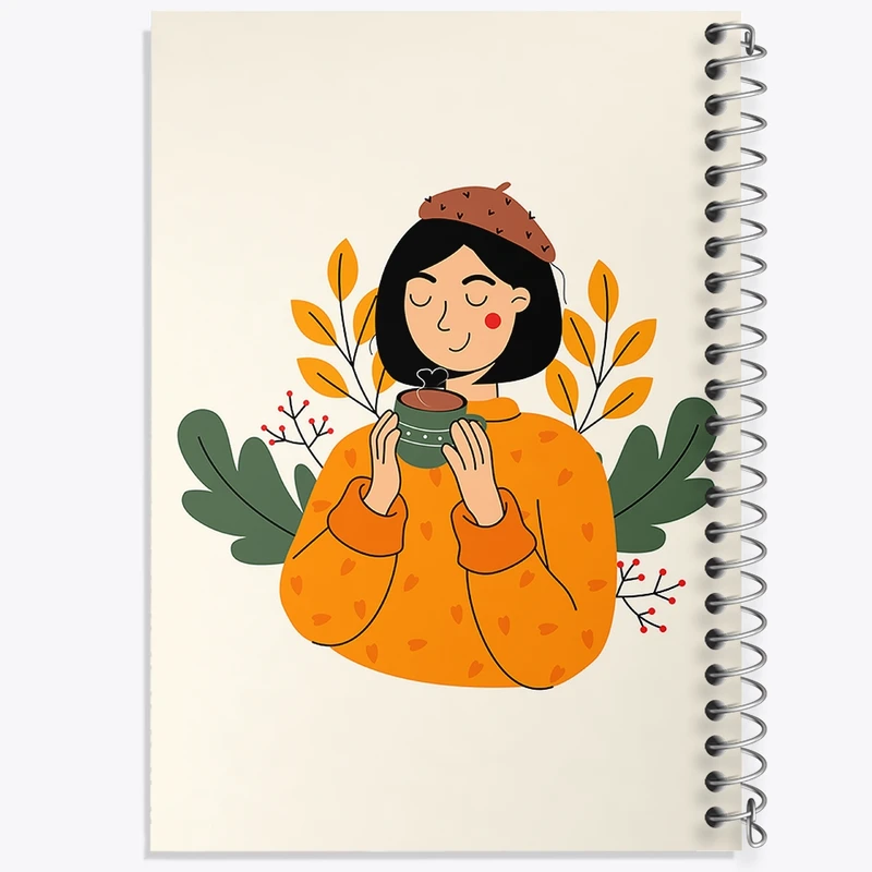 دفتر مشق 50 برگ خندالو طرح دخترانه کد F2884