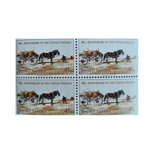 تمبر یادگاری مدل اسب مجموعه 4 عددی