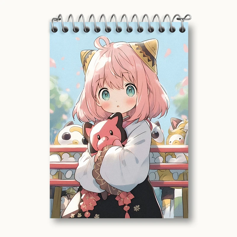 دفتر یادداشت 50 برگ خندالو طرح آنیا انیمه اسپای ایکس کد N3678