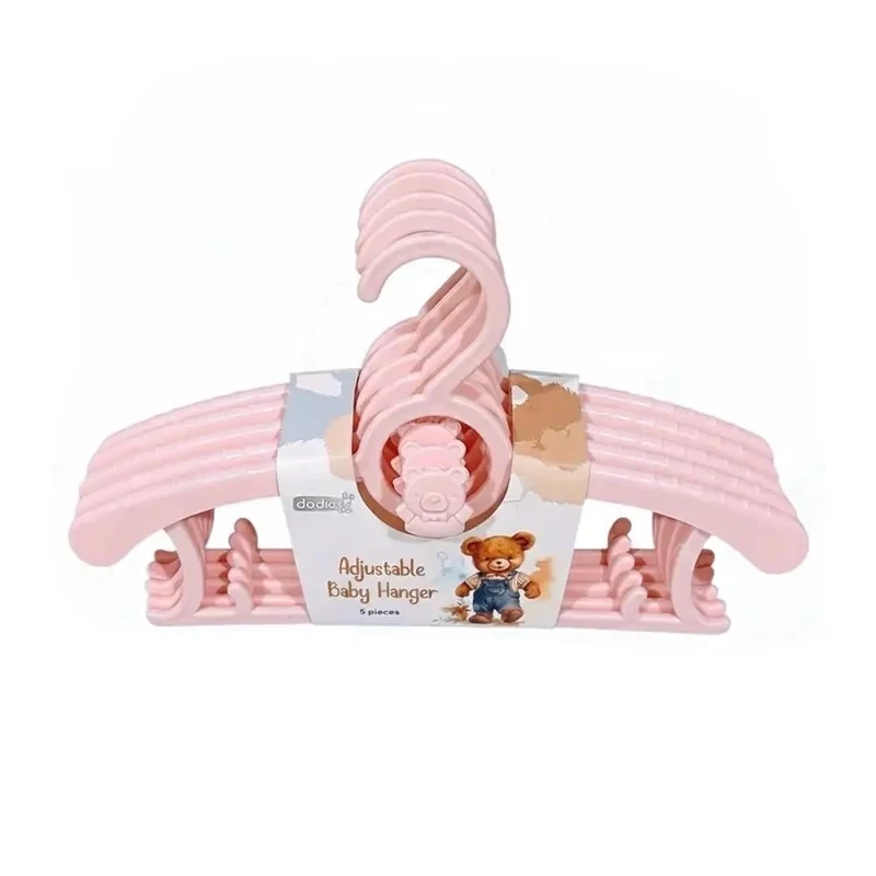 چوب لباسی نوزاد دودیه مدل 2in1 بسته 5 عددی