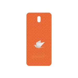 MAHOOT Minimalist origami bird Cover Sticker for Nokia 3.2 TA-1156