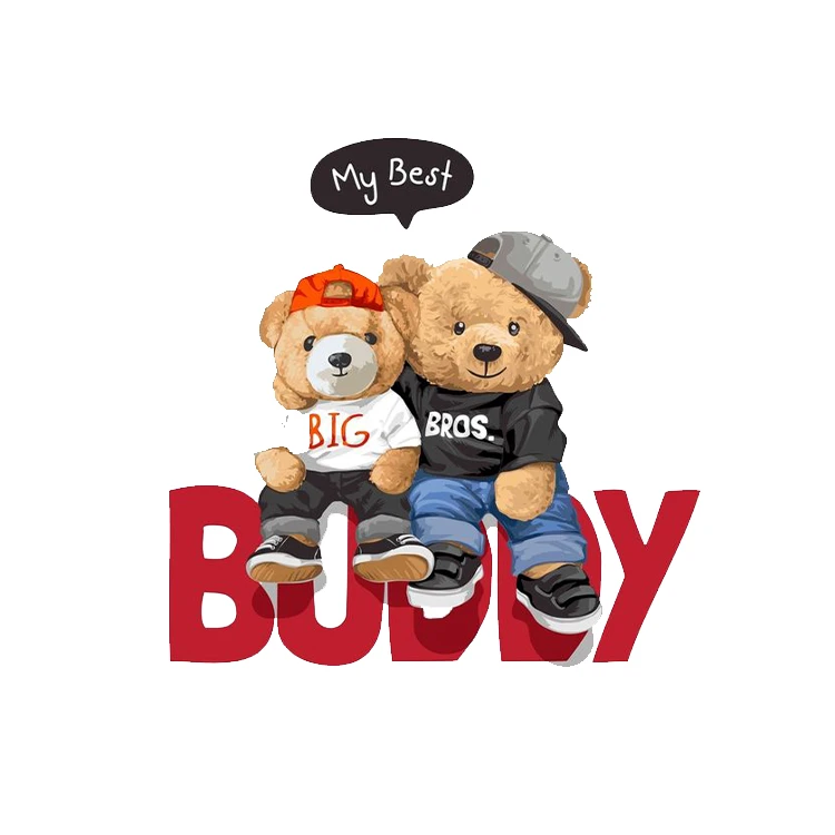 استیکر پارچه و لباس پاد آفرین مدل تدی کد 666